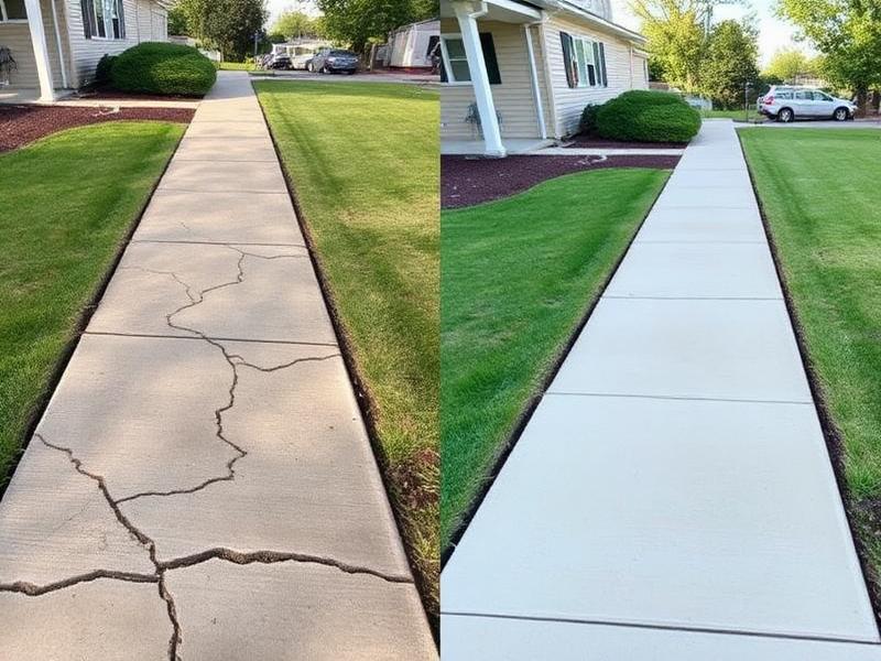 Sidewalk Repair vs. Full Replacement